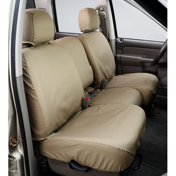 Covercraft SeatSaver Front Row Custom Fit Seat Cover for Select Nissan Pathfinder Models Grey Polycotton 
